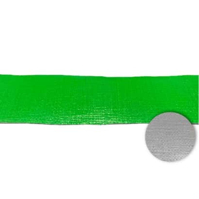 PE淋膜布-正單色背銀-果綠/銀