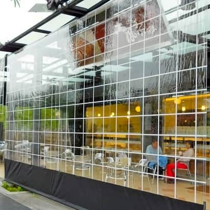 PVC透明膠布-20CM格紋花色