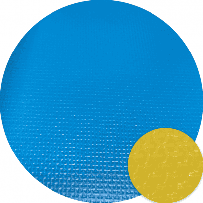 帝凡絲PVC夾網膠皮帆布-雙色-黃/天藍
