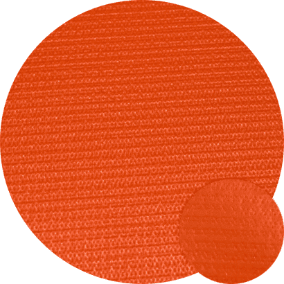 南亞PVC夾網膠皮帆布-單色-橘紅