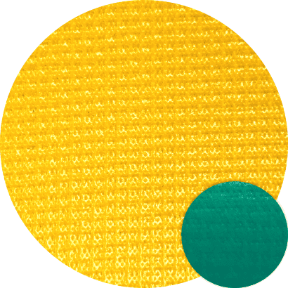 南亞PVC夾網膠皮帆布-雙色-黃/水藍