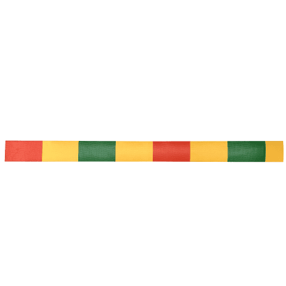 南亞PVC夾網膠皮帆布-彩條-紅黃綠-小板