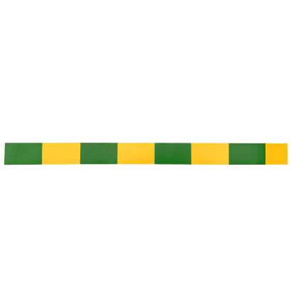 南亞PVC夾網膠皮帆布-彩條-黃綠-小板