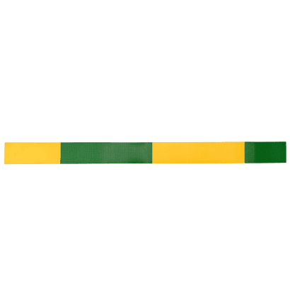 南亞PVC夾網膠皮帆布-彩條-黃綠-大板