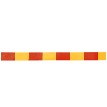 南亞PVC夾網膠皮帆布-彩條-紅黃-小板