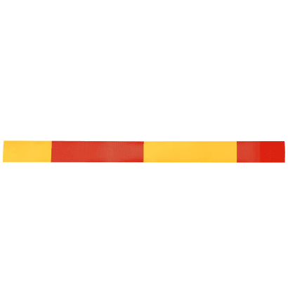 南亞PVC夾網膠皮帆布-彩條-紅黃-大板