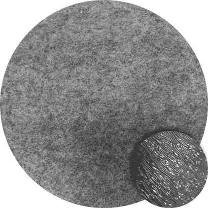 不織布地毯 - 菸灰(單面覆膜)